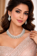 Emerald Spark Designer Necklace Combo