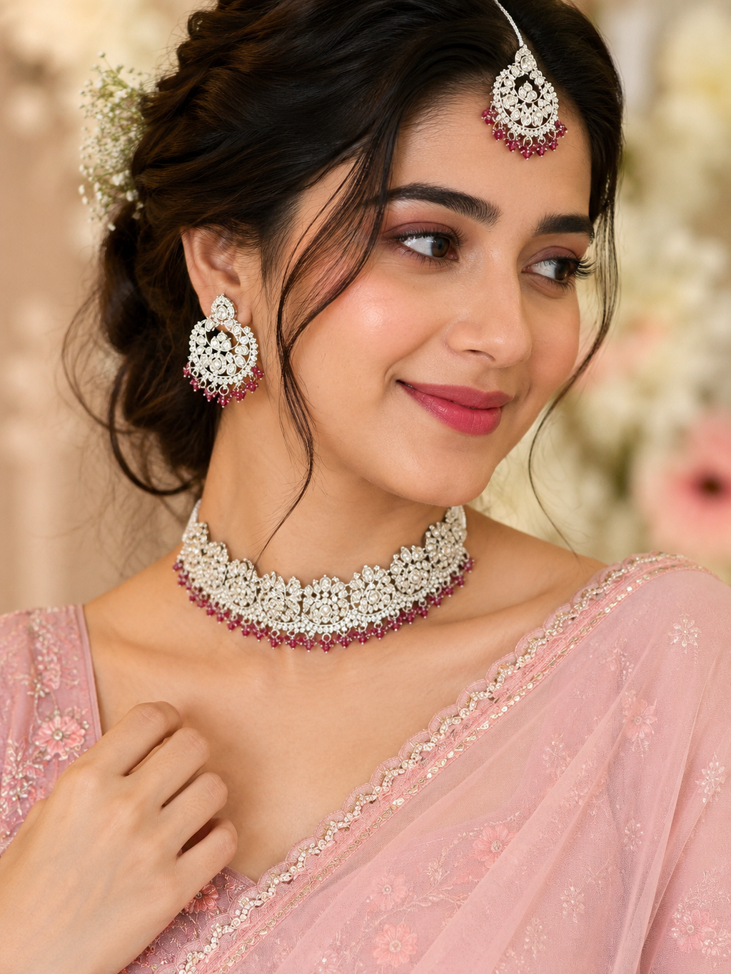 Noor Royale Diamond Choker Set