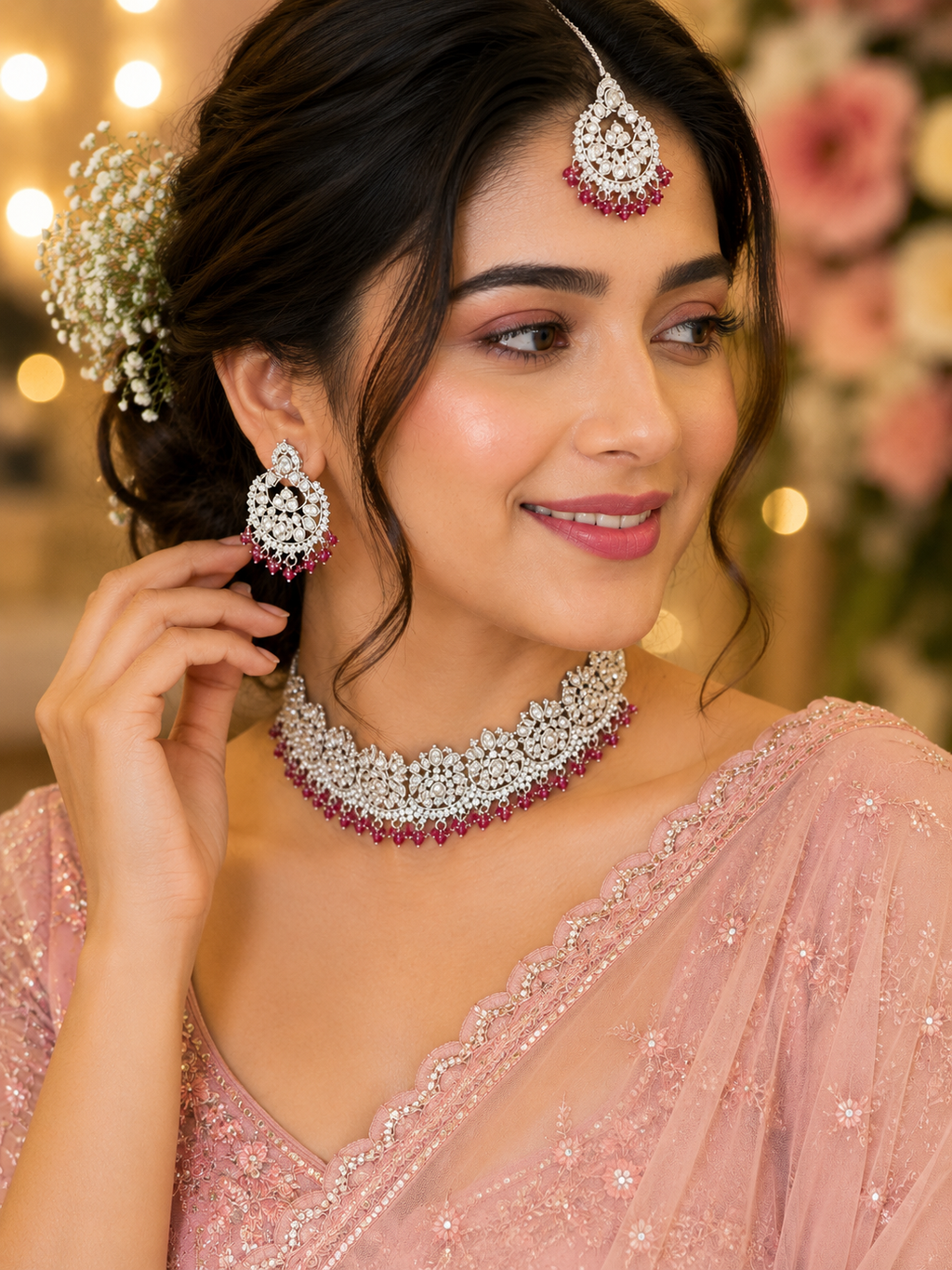 Noor Royale Diamond Choker Set