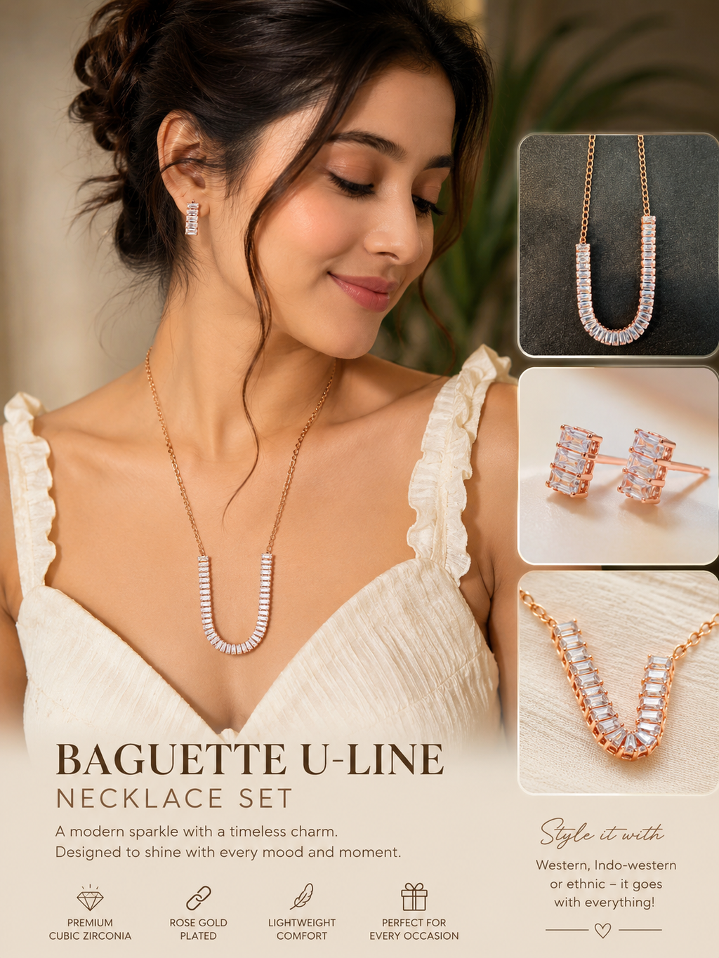 Rose Gold Elegance Set